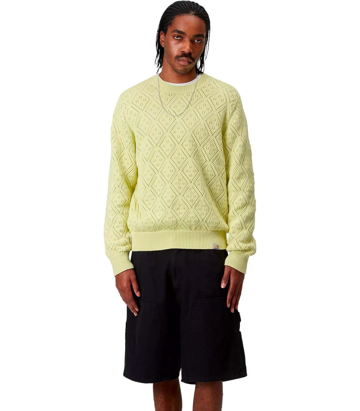 CARHARTT WIP KALEY AIR GREEN CREWNECK JUMPER