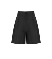 MAX MARA WEEKEND ECUBA BLACK BERMUDA SHORTS