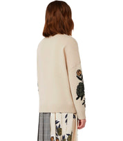 MAGLIONE GIROCOLLO PAVIDI ECRU' MAX MARA WEEKEND