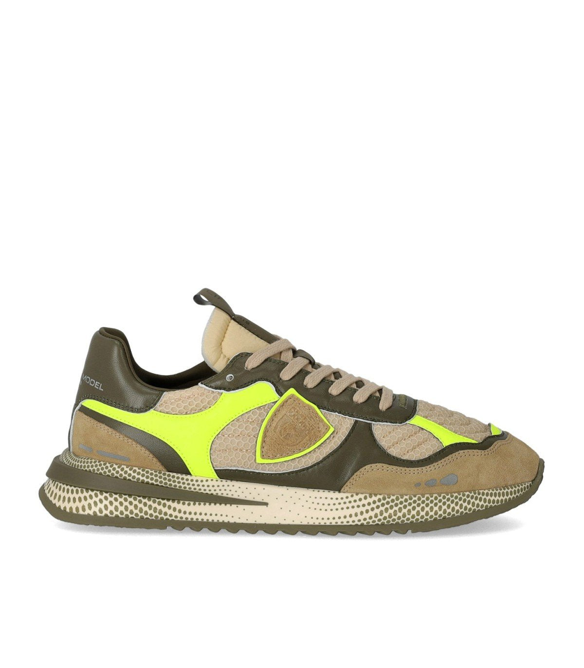 PHILIPPE MODEL OLYMPIQUE NEON MILITARY GREEN SNEAKER