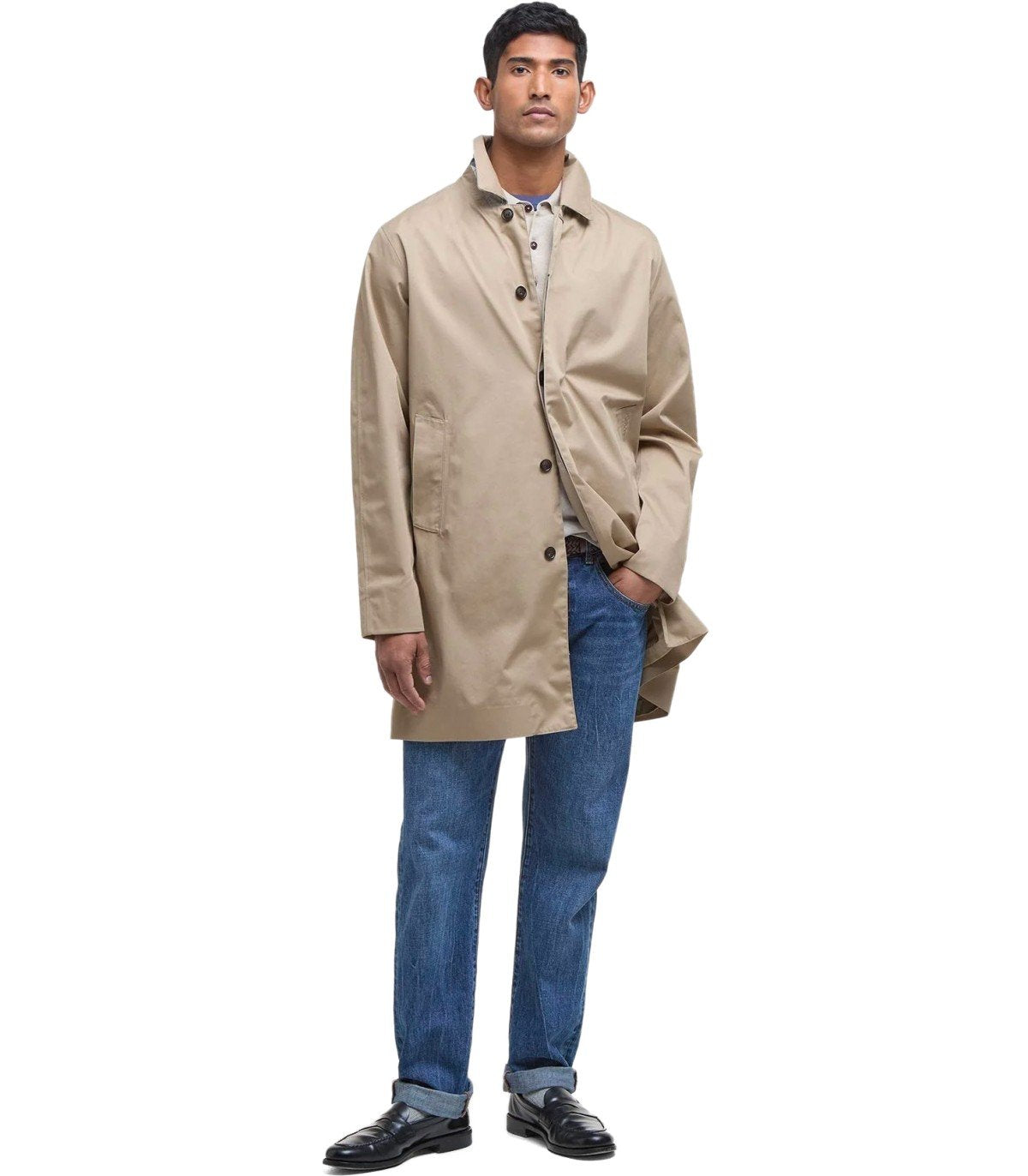 BARBOUR ROKIG WASHED STONE JACKET