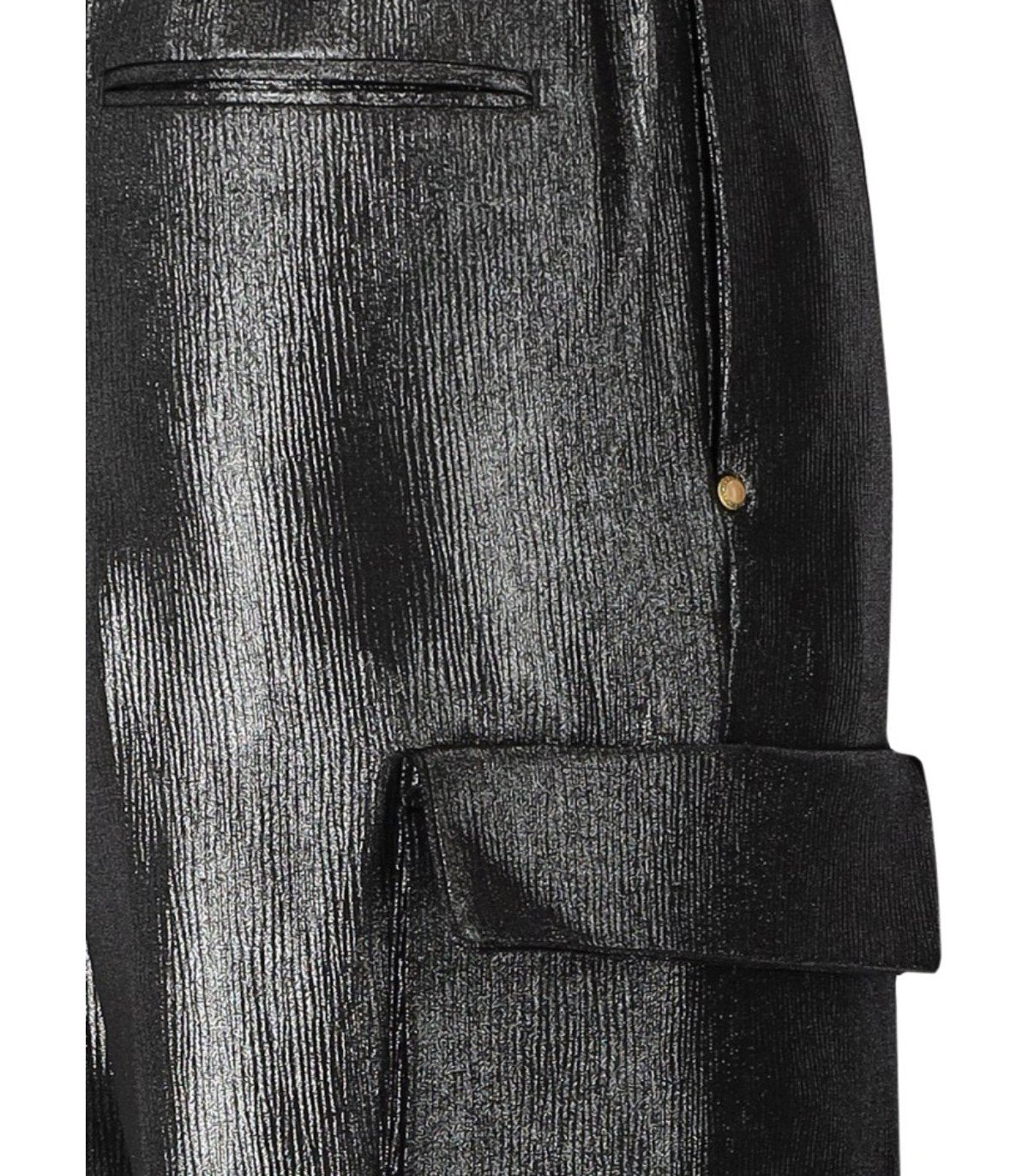 WHITE SAND GREY METAL KARGO PANTS