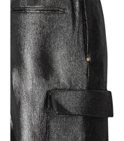 WHITE SAND GREY METAL KARGO PANTS