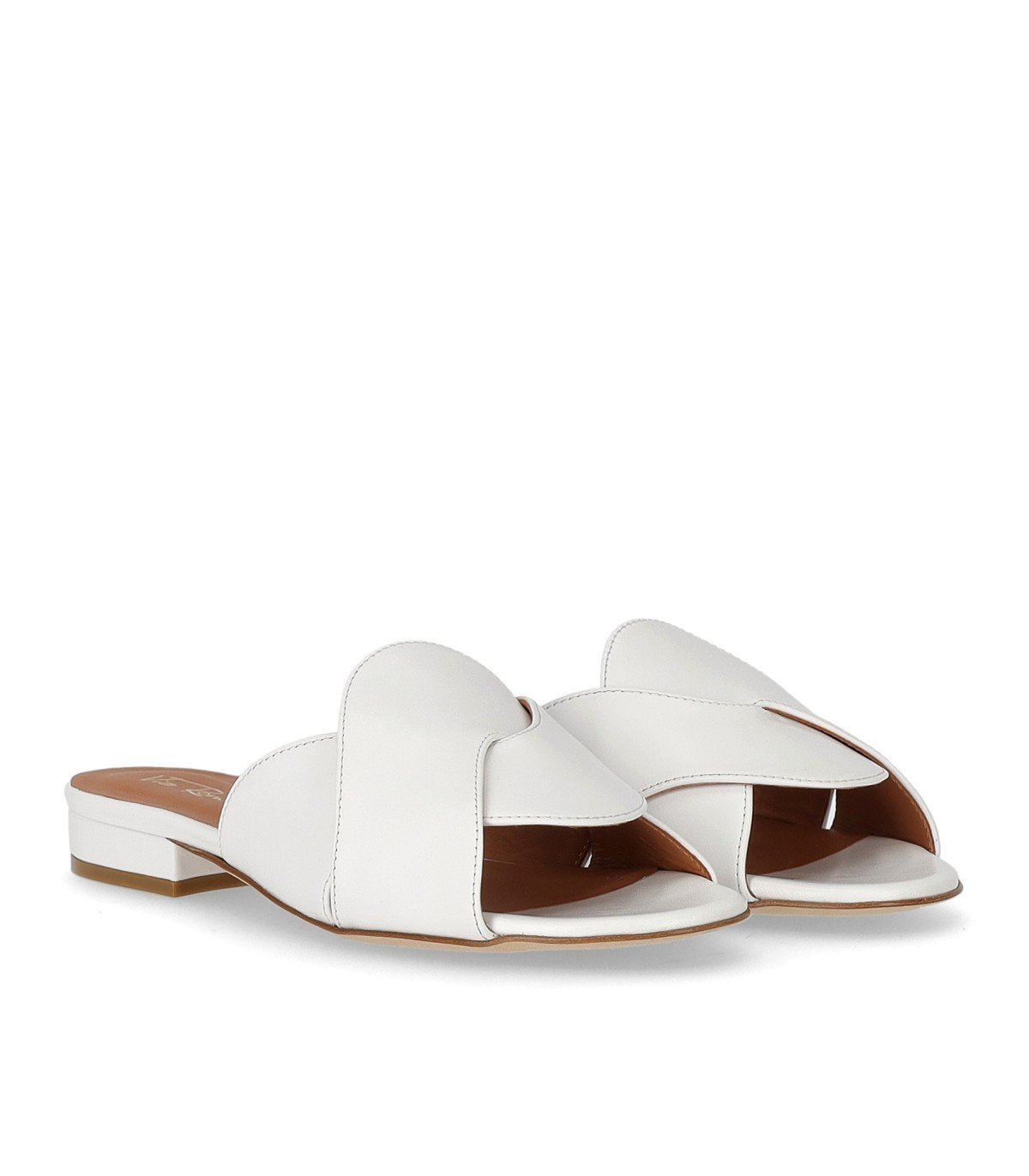 VIA ROMA 15 WHITE SLIDE