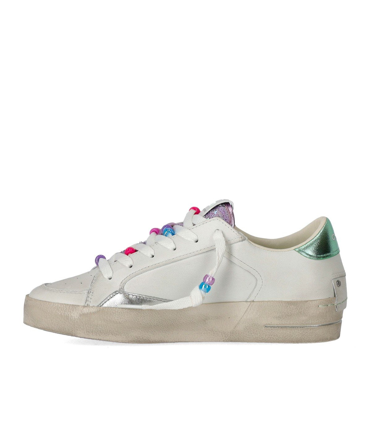 CRIME LONDON SK8 DELUXE AQUA CHARMS SNEAKER