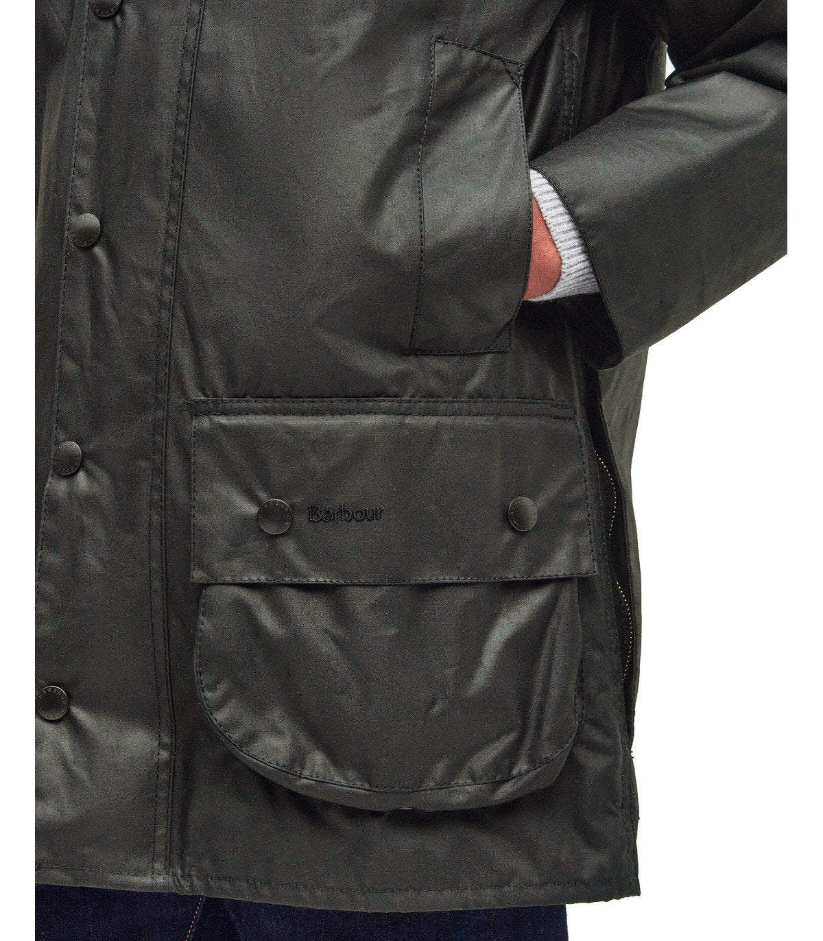 VESTE ARCHIVE BEAUFORT WAXED VERT OLIVE BARBOUR