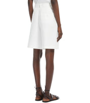 MAX MARA WEEKEND ECUBA WHITE BERMUDA SHORTS