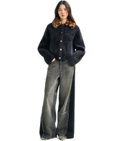 CARDIGAN INTENTION NOIR ESSENTIEL ANTWERP