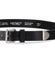 CARHARTT WIP JUKE BLACK GUN METAL BELT