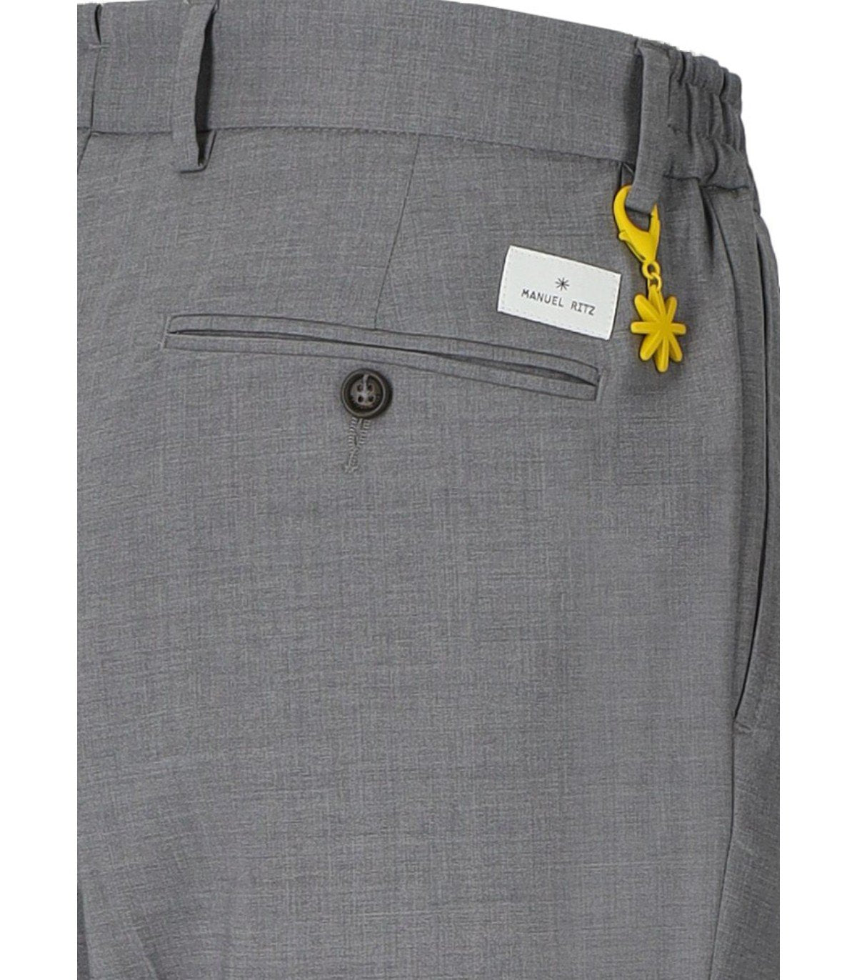 MANUEL RITZ GREY WOOL TROUSER