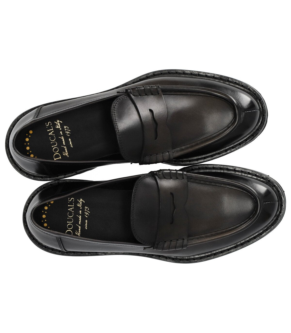 DOUCAL'S ADLER GRAPHITE GREY LOAFER
