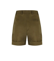 ESSENTIEL ANTWERP FAINT MILITARY GREEN SHORTS