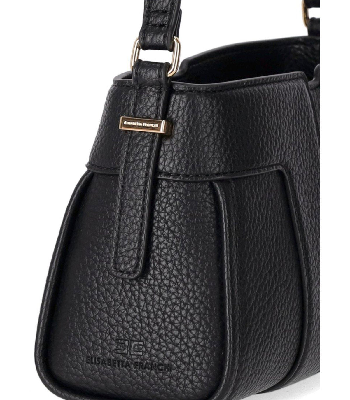 ELISABETTA FRANCHI BLACK SMALL HANDBAG