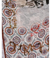 BOB LUCKY MULTICOLORED PRINTED SCARF