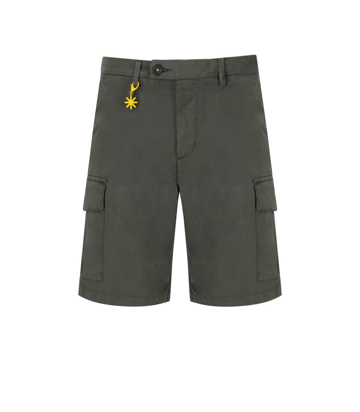 MANUEL RITZ GREEN CARGO BERMUDA SHORTS