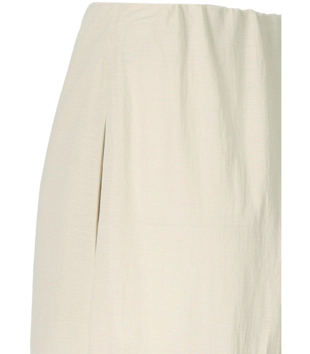 HARRIS WHARF LONDON IVORY FLARE PANTS