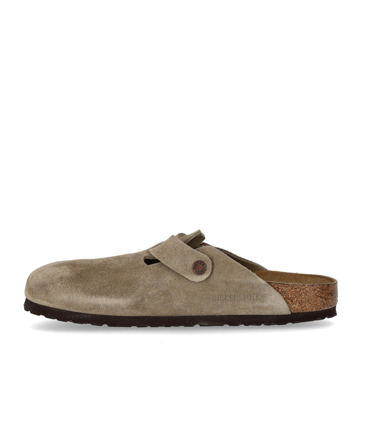 BIRKENSTOCK BOSTON SOFT FOOTBED TAUPE UNISEX CLOG