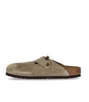 BIRKENSTOCK BOSTON SOFT FOOTBED TAUPE UNISEX CLOG