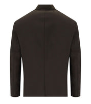 EMPORIO ARMANI BRUIN BLAUW OMKEERBAAR JAS