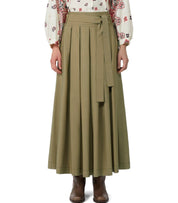 MAX MARA WEEKEND AGIATE KHAKI SKIRT