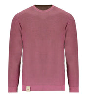 BOB BART BROWN PINK REVERSIBLE CREWNECK PULLOVER
