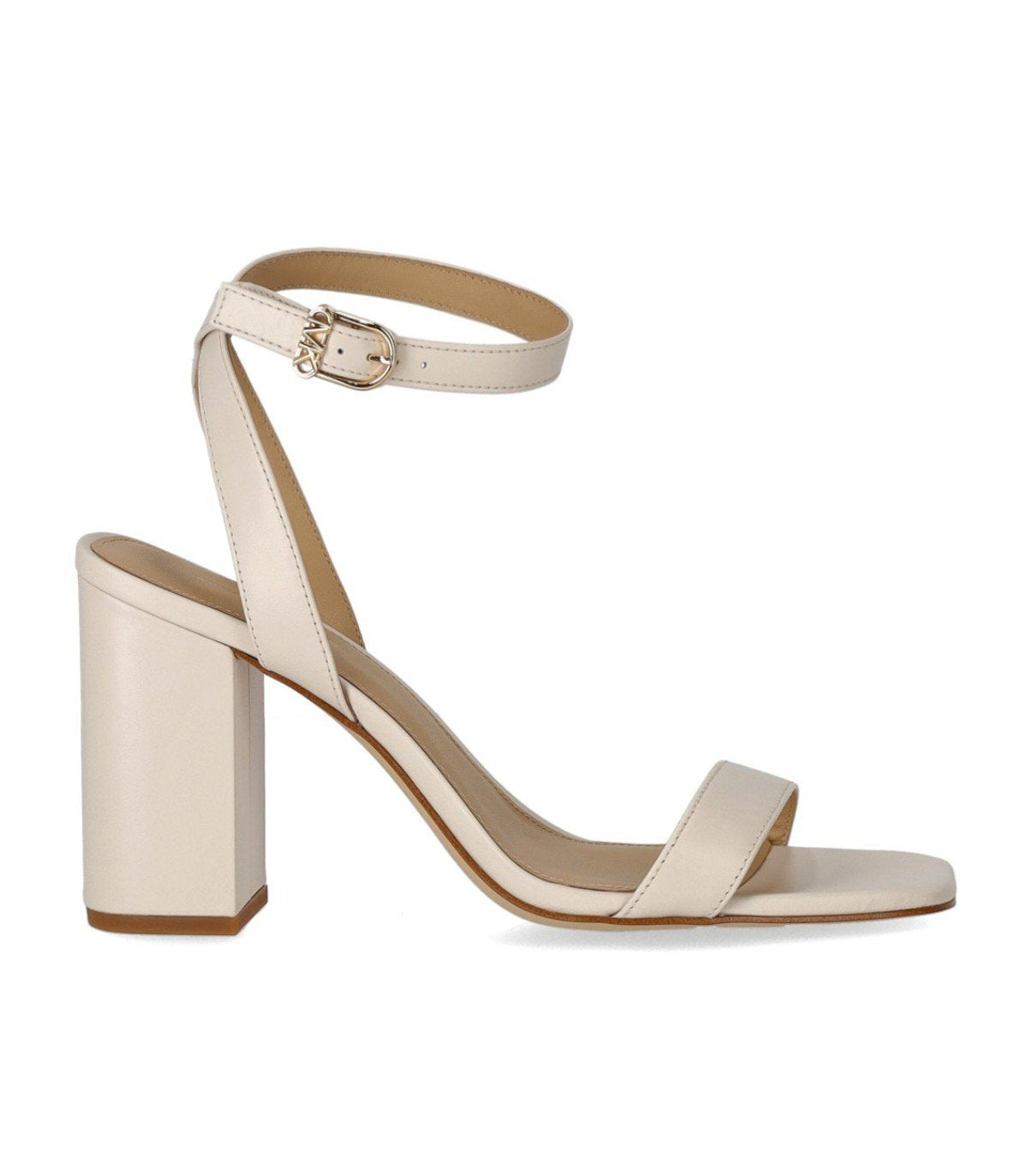 MICHAEL KORS MERRIAM CREAM HEELED SANDAL
