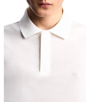 EMPORIO ARMANI TRAVEL ESSENTIAL WHITE POLO SHIRT