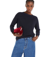 MAGLIONE GIROCOLLO LINZ BLU NAVY MAX MARA WEEKEND