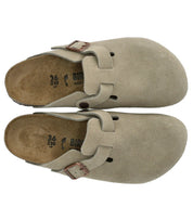 BIRKENSTOCK BOSTON SUEDE TAUPE CLOG