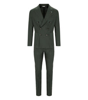 MANUEL RITZ GREEN DOUBLE-BREASTED SUIT