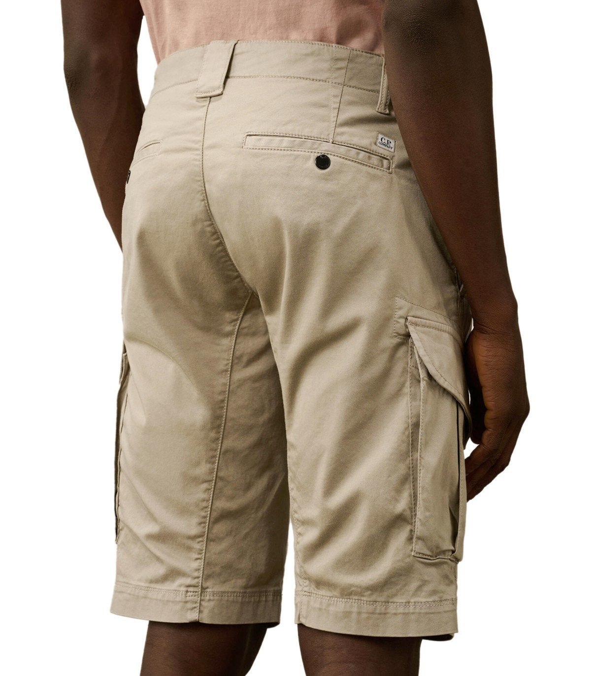 C.P. COMPANY VINTAGE KHAKI CARGO BERMUDASHORTS