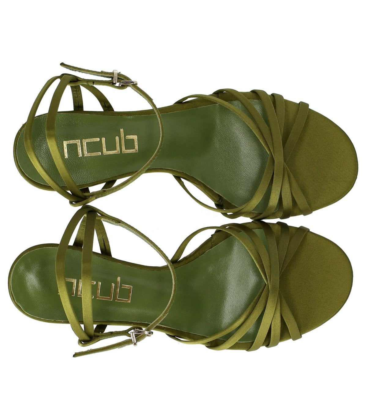 NCUB MAMY GREEN HEELED SANDAL