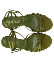 NCUB MAMY GREEN HEELED SANDAL