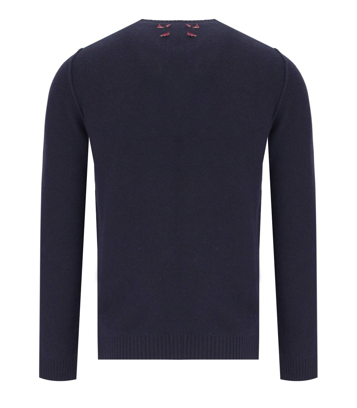 BOB BACH NAVY BLUE CREWNECK SWEATER