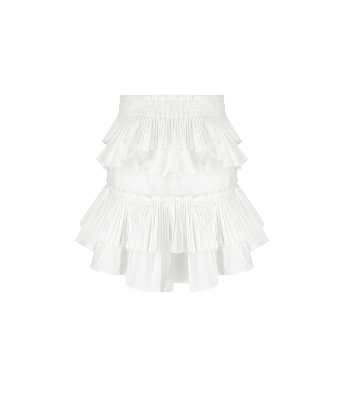 ESSENTIEL ANTWERP HUPAUL WHITE MINI SKIRT