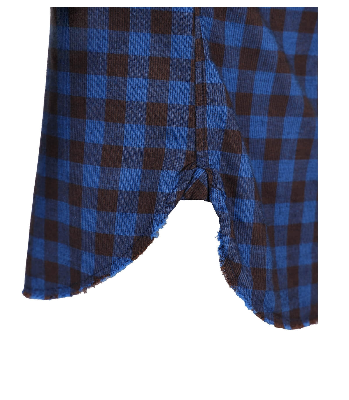 CAMICIA CHECK BLU MARRONE GMF 965