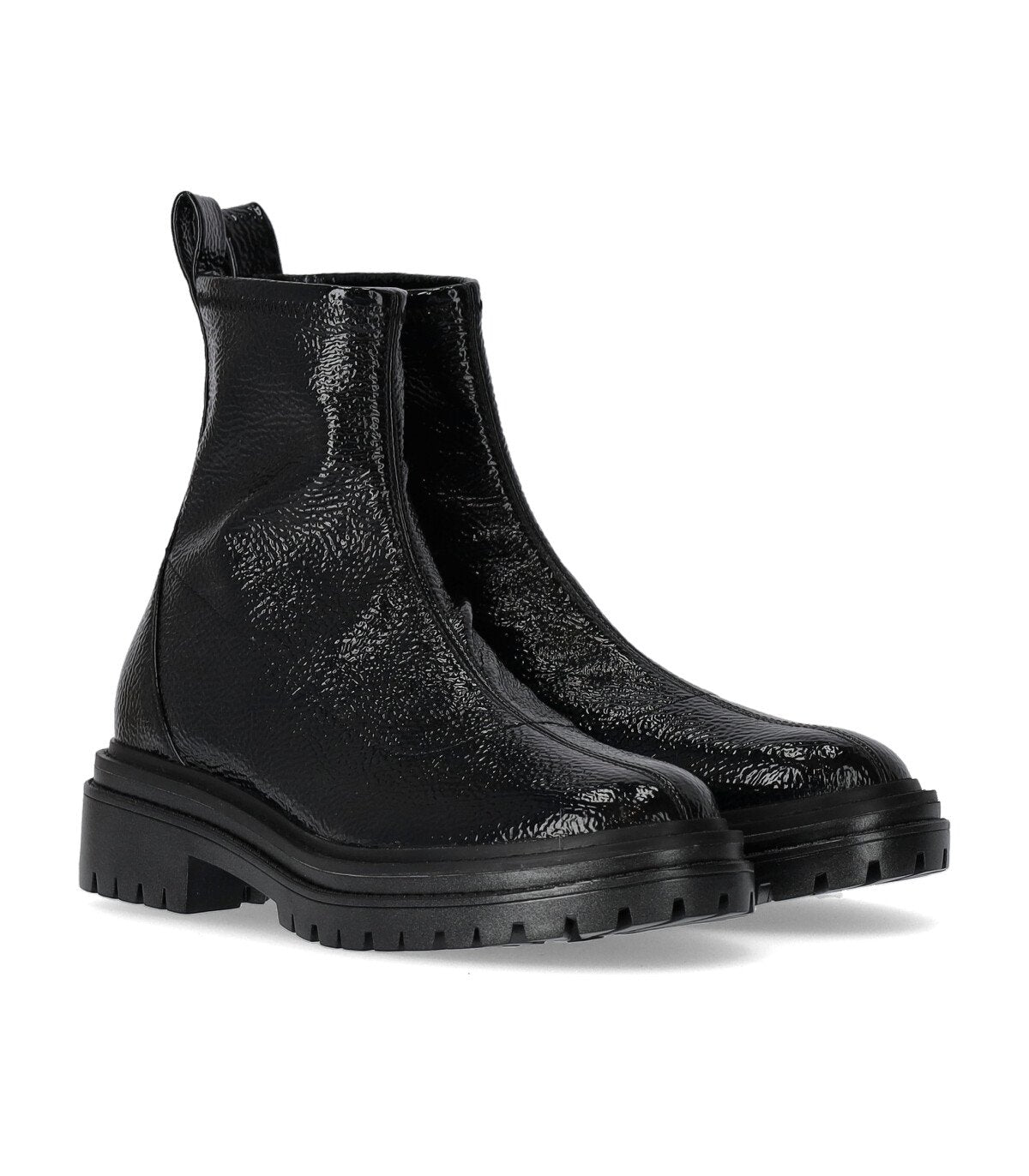 MICHAEL KORS COMET BLACK SOCK ANKLE BOOT