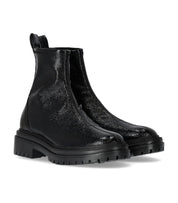 MICHAEL KORS COMET BLACK SOCK ANKLE BOOT