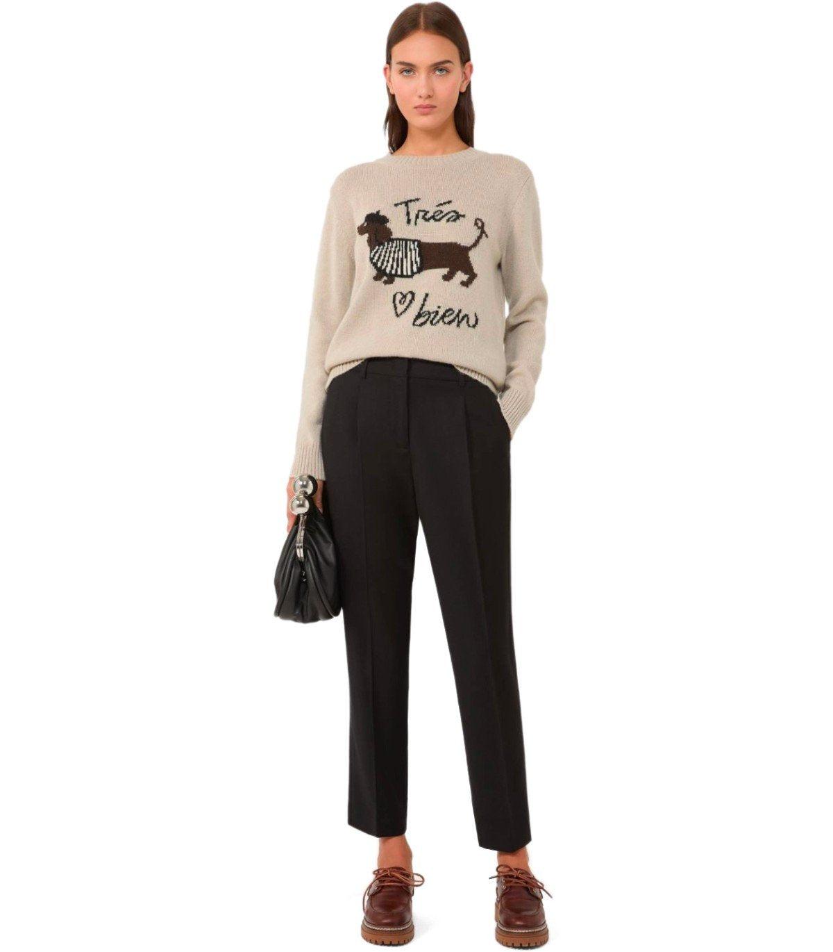 MAGLIONE GIROCOLLO NITRA BEIGE MAX MARA WEEKEND