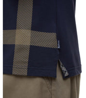BARBOUR BLAINE NAVY BLUE POLO SHIRT