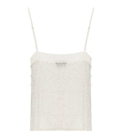 TOP CON PERLINE AVORIO ELISABETTA FRANCHI