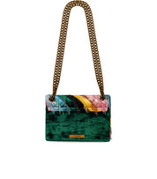 KURT GEIGER MINI KENSINGTON FRINGES MULTICOLORED CROSSBODY BAG