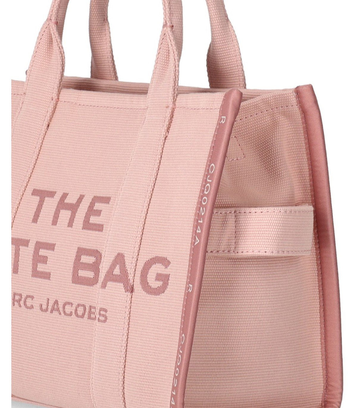 MARC JACOBS THE JACQUARD MEDIUM TOTE ROSE HANDBAG