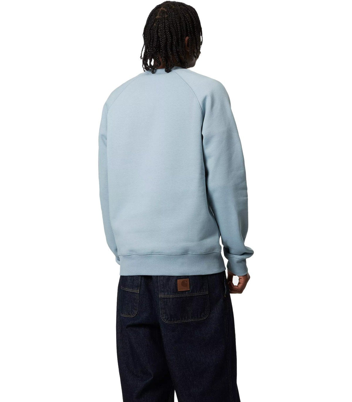 FELPA CHASE FROSTED BLUE CARHARTT WIP