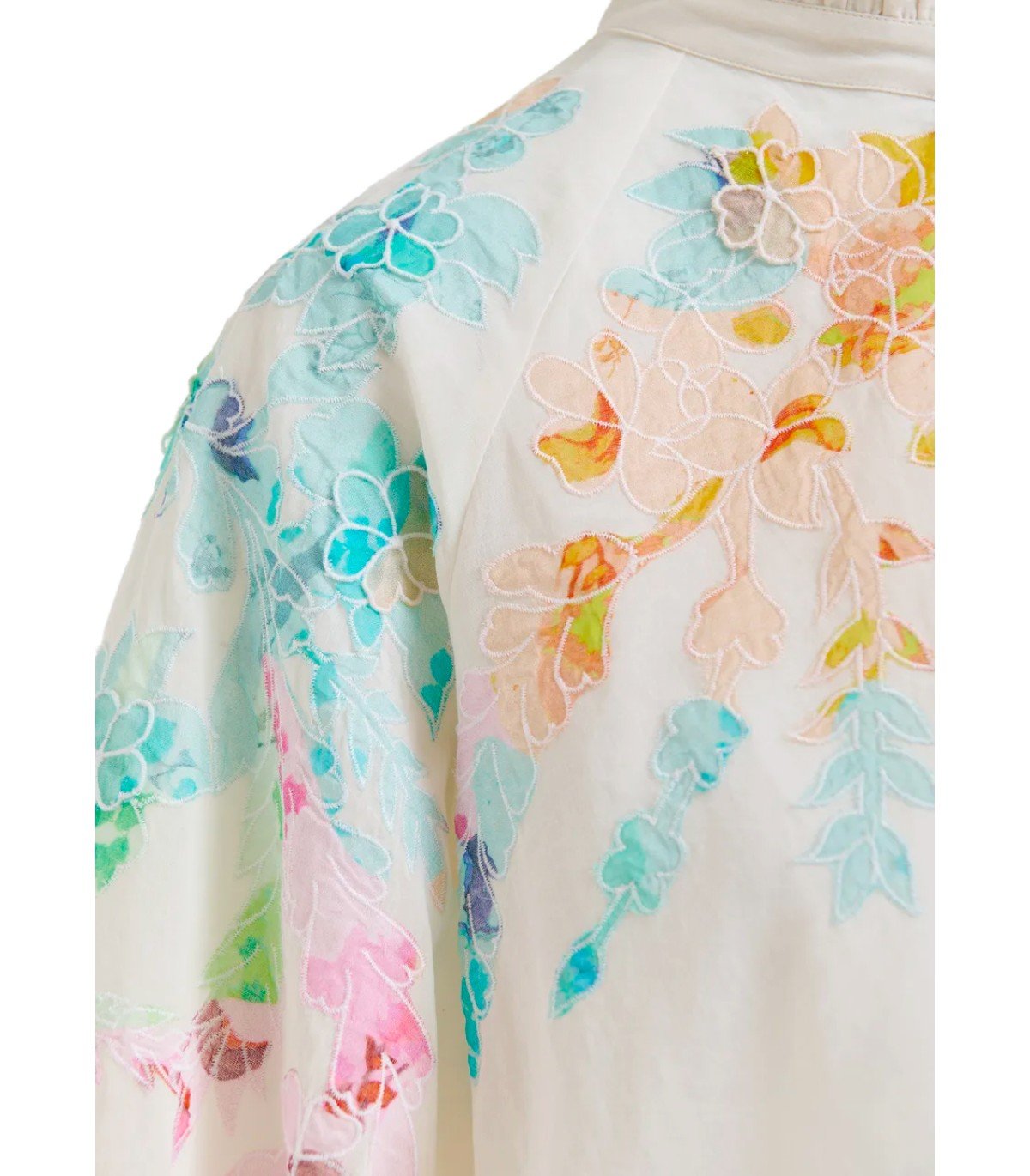 BLUSA HITRUS A FIORI BIANCA ESSENTIEL ANTWERP