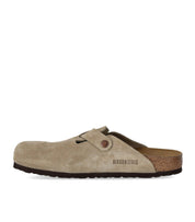 CLOG UNISEX BOSTON SUEDE TAUPE BIRKENSTOCK