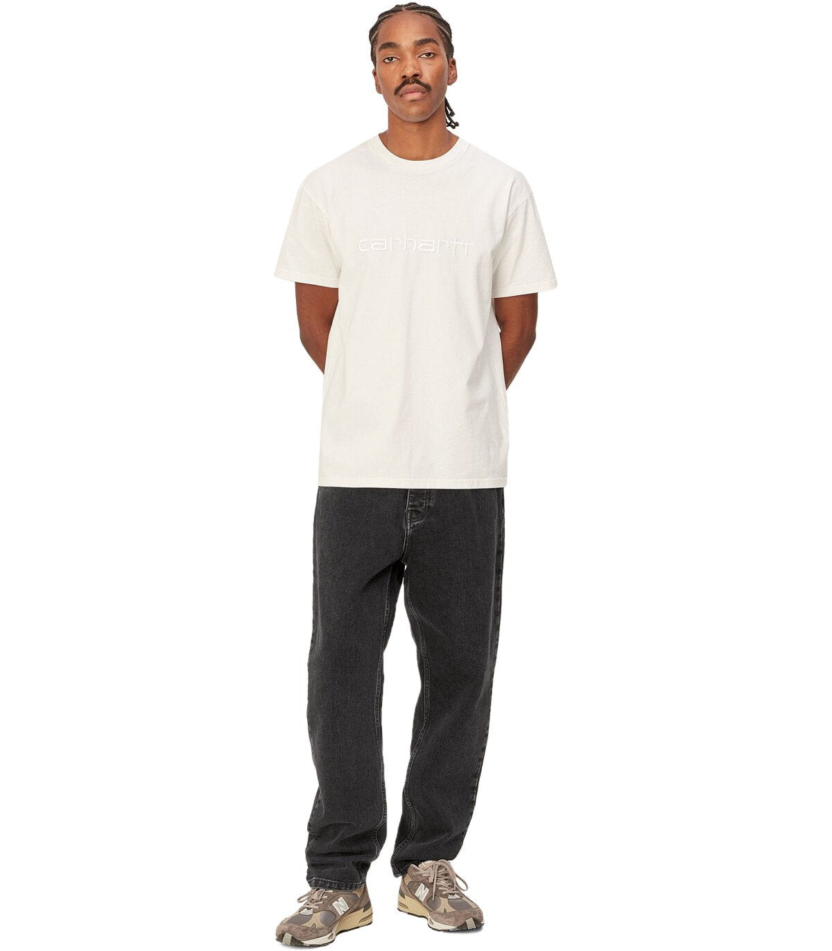 JEANS NEWEL GRIGIO ANTRACITE CARHARTT WIP