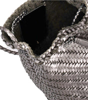 DRAGON DIFFUSION POMPON DOUBLE JUMP COVERTFOIL CROSSBODY BAG