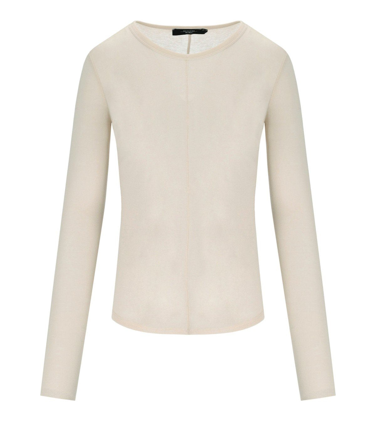 MAX MARA WEEKEND VINCITA IVOOR T-SHIRT MET LANGE MOUWEN
