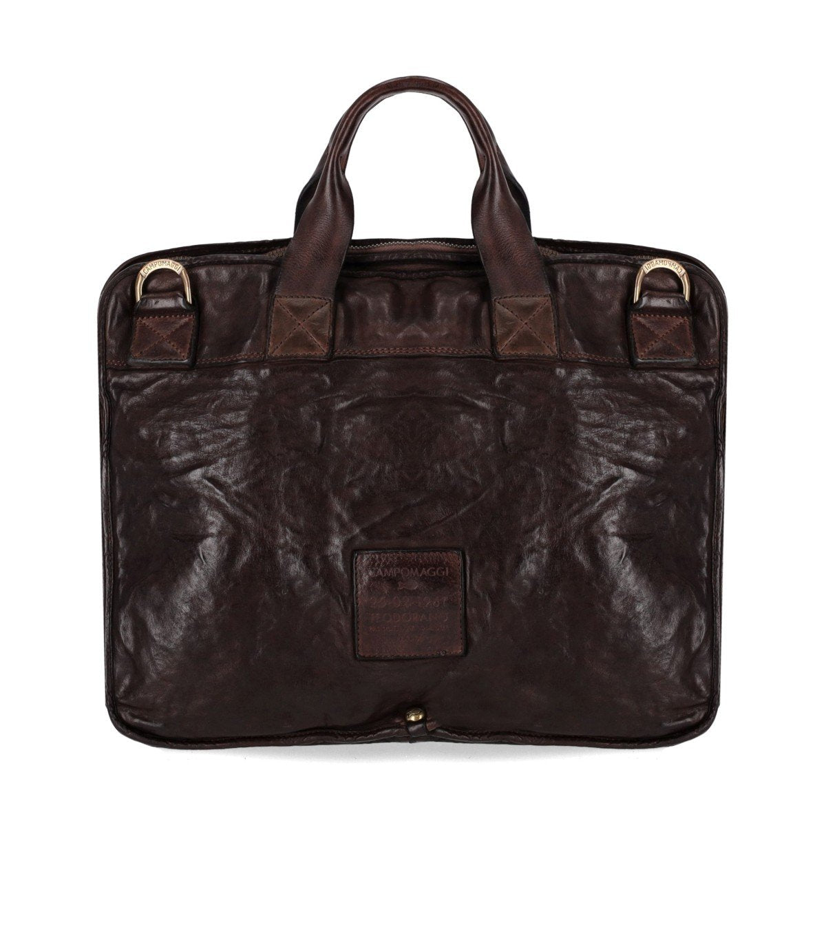 CAMPOMAGGI DARK BROWN BRIEFCASE
